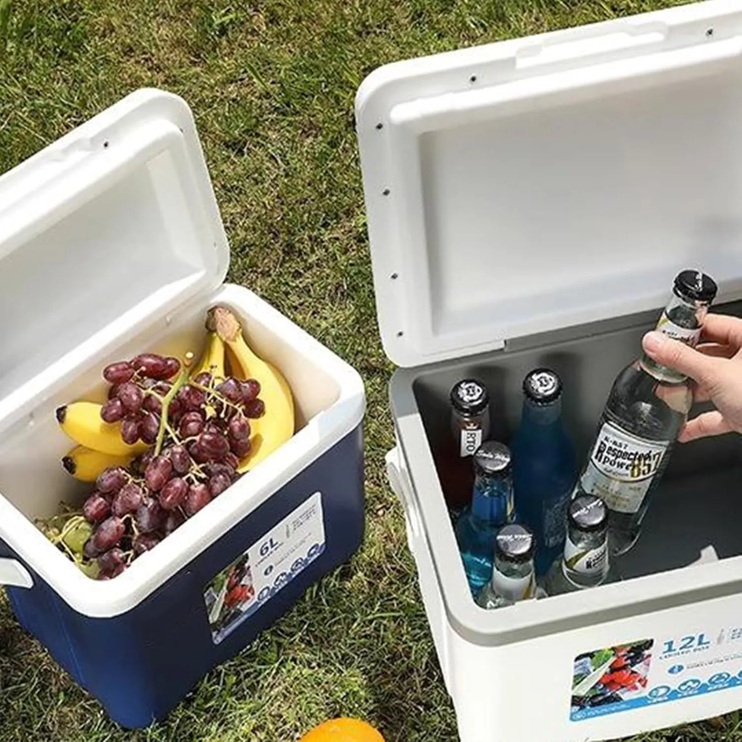 Cooler for Mitsubishi L200/Lancer/Mirage/Outlander/Pajero Insulated Hard Ice Box Large High-Performance Storage Box Portable Cool Picnic Box Festival Camping Accessories,B-33.5 * 25.5 * 32.5cm