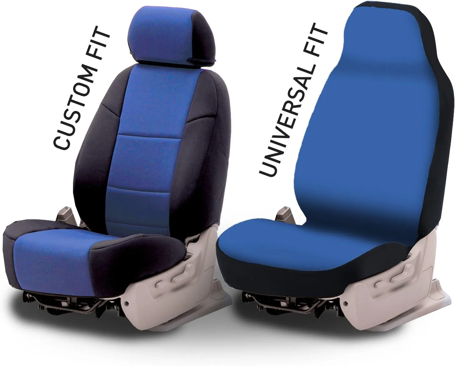 Coverking Front Solid Bench Custom Fit Seat Cover for Select Ford Models - Neosupreme (Houndstooth with Black Sides)