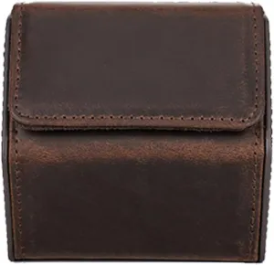 Cowhide end Watch Box, Dustproof and Anti Drop Mechanical Watch Box Genuine Leather Storage Box