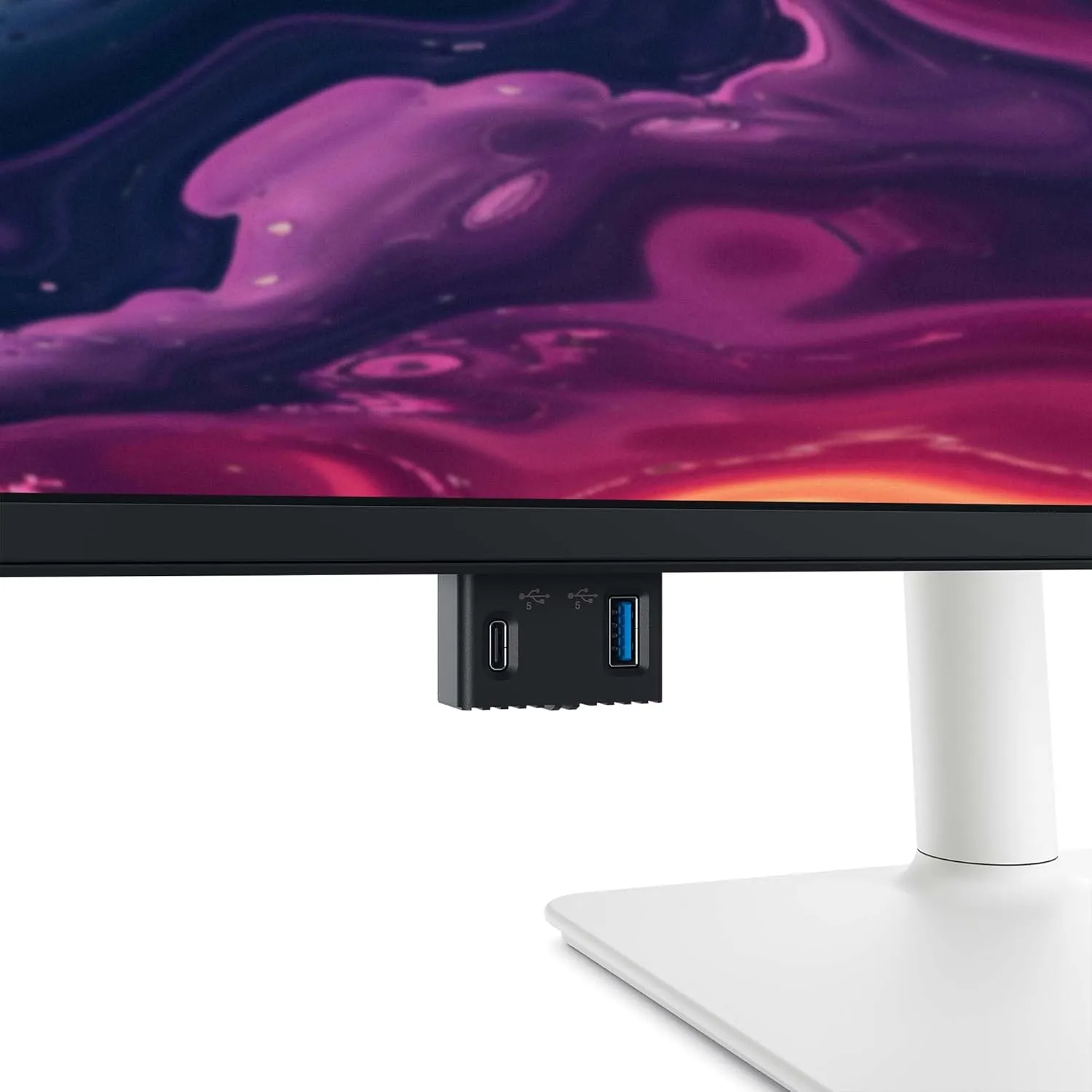 Dell 27 Plus 4K USB-C Monitor - S2725QC - 27-inch 4K (3840 x 2160) 120Hz 16:9 Display, AMD FreeSync Premium, sRGB 99%, Integrated Speakers, 1500:1 Contrast Ratio, Comfortview Plus - Ash White