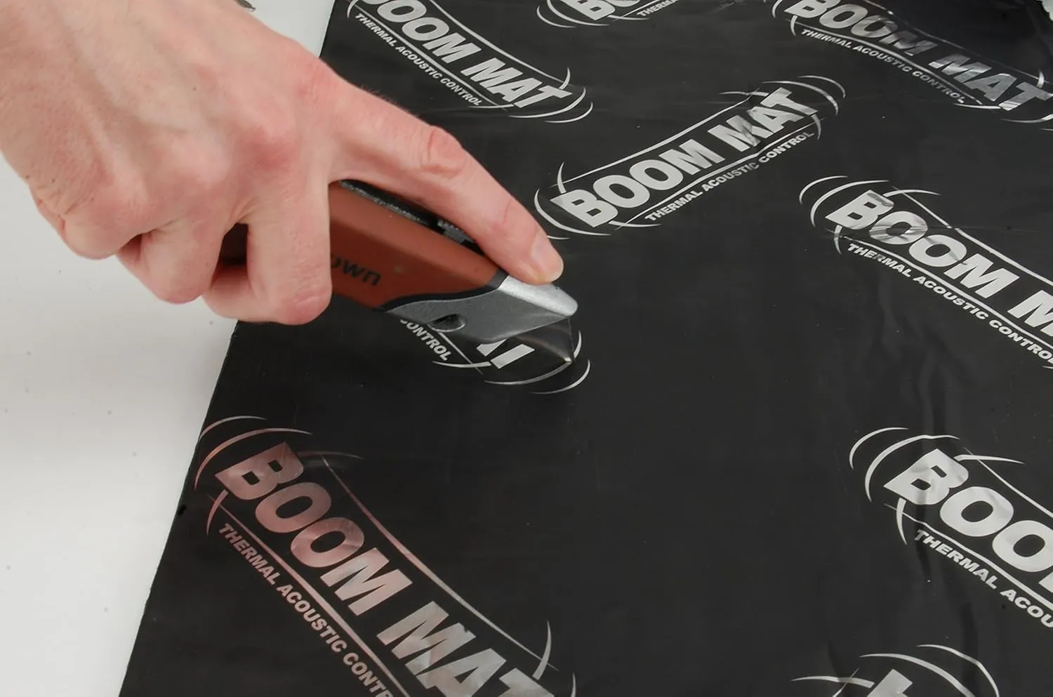 Design Engineering Boom Mat Sound 2mm Damping Material with Adhesive Backing, 12.5" x 24" (Pack of 10)
