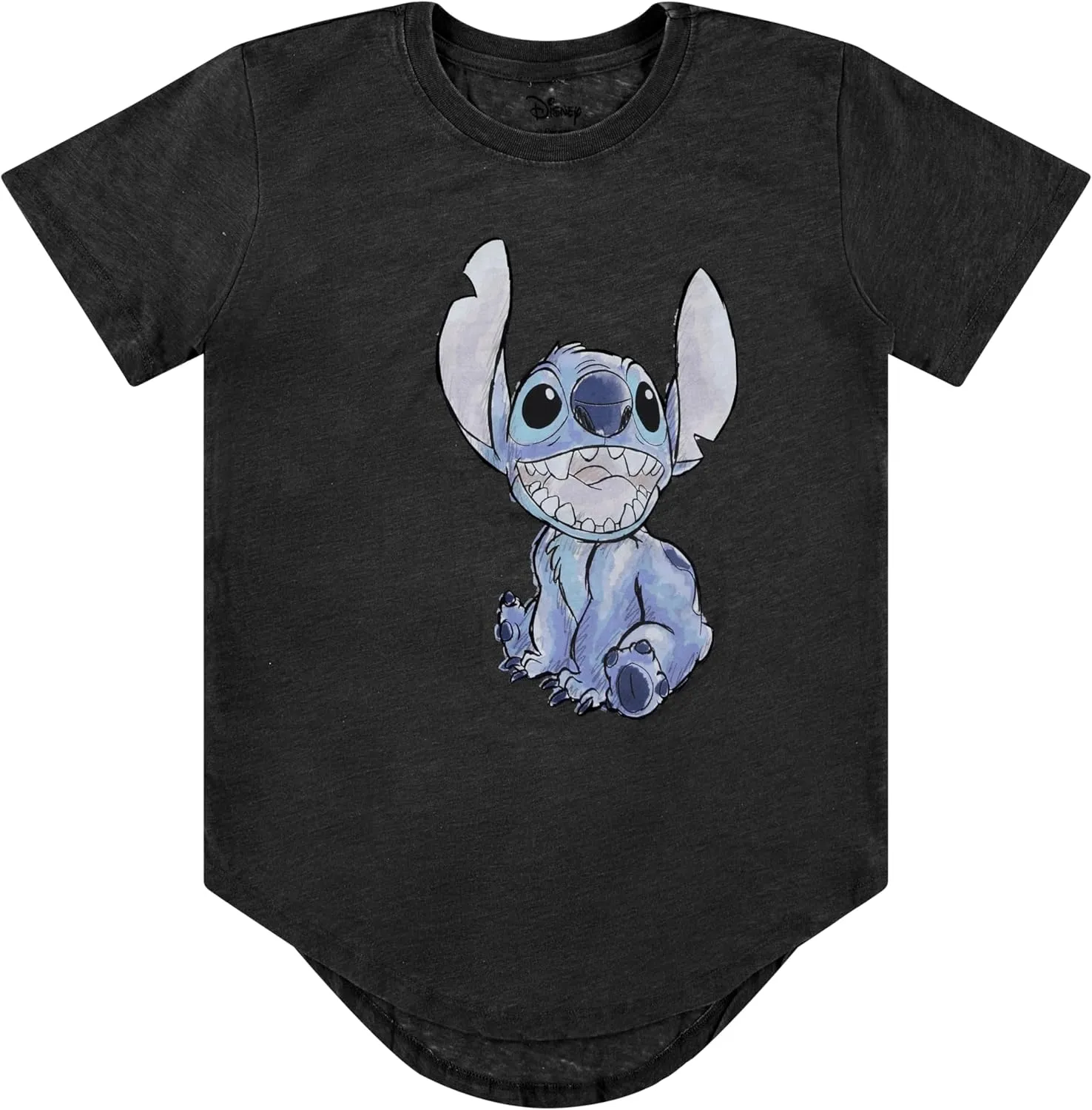 Disney Women’s Juniors Lilo and Stitch T-Shirt - Ladies Classic Stitch Fashion Tee Lilo and Stitch