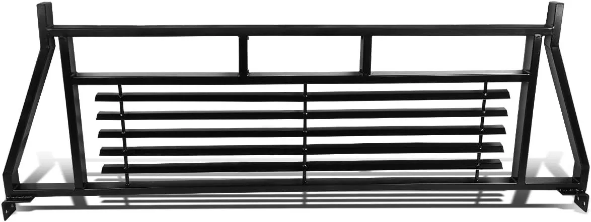 DNA Motoring C-RACK-002 Headache Rack Cab Guard Frame [For 95-17 Ford F150/Dodge Ram],Black