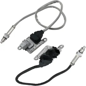 Downstream& Upstream NOx Sensor - Compatible with Freightliner Cascadia, Mercedes-Benz, 2016-2022 Detroit Diesel Engine DDE DD13 DD15,Nitrogen Oxide Sensor Replace 5WK97338A /5WK97339A