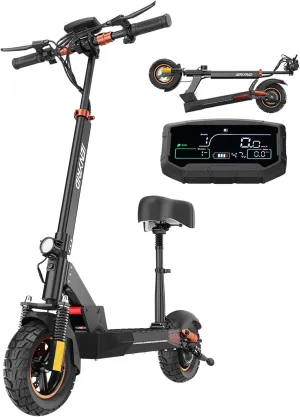 e Scooter for Adults, iENYRID Electric Scooter with Seat, 800W/2000W Motorized Kick Scooters, 10 Inch Off-Road Tires eScooter Up to 28/34mph Max, 20-30 Miles Long Range