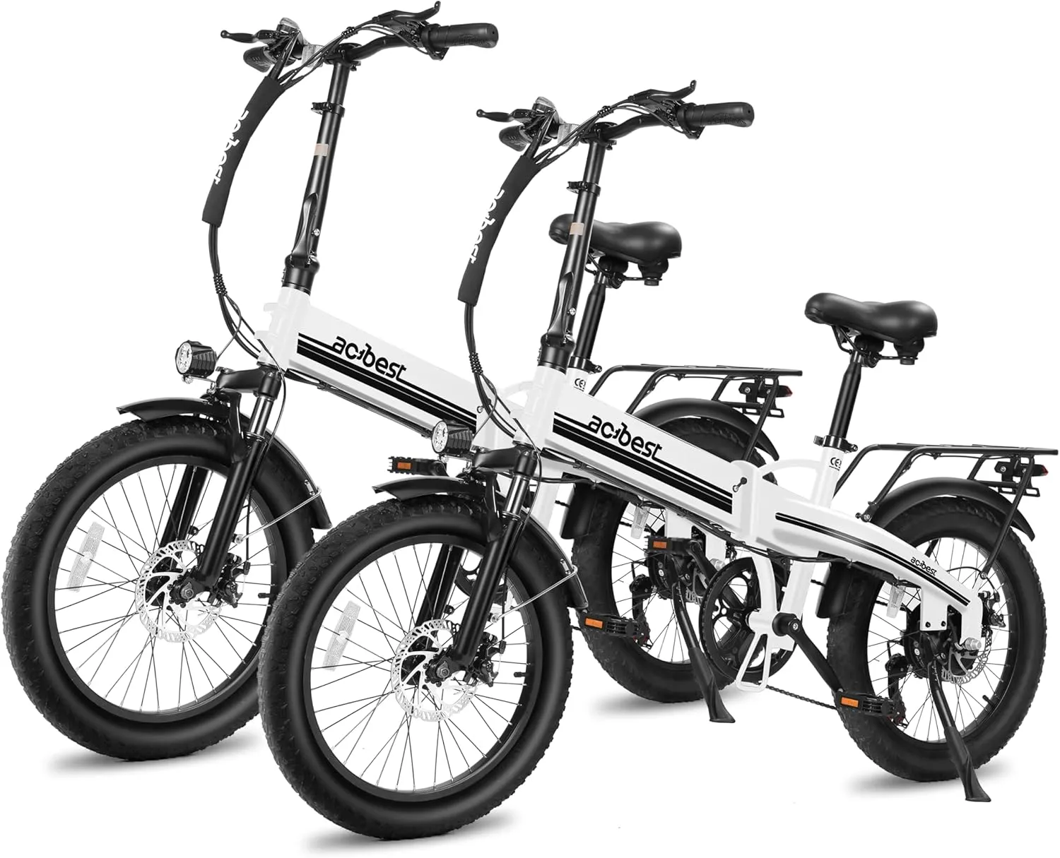 Electric Bike for Adults Peak 1200W,55Miles 28Mph Top Speed, 20" Fat Tire Folding Electric Bicycle, 48V 10.4Ah Removable Battery Ebike with 35 Speed and Front Suspension,Speedy