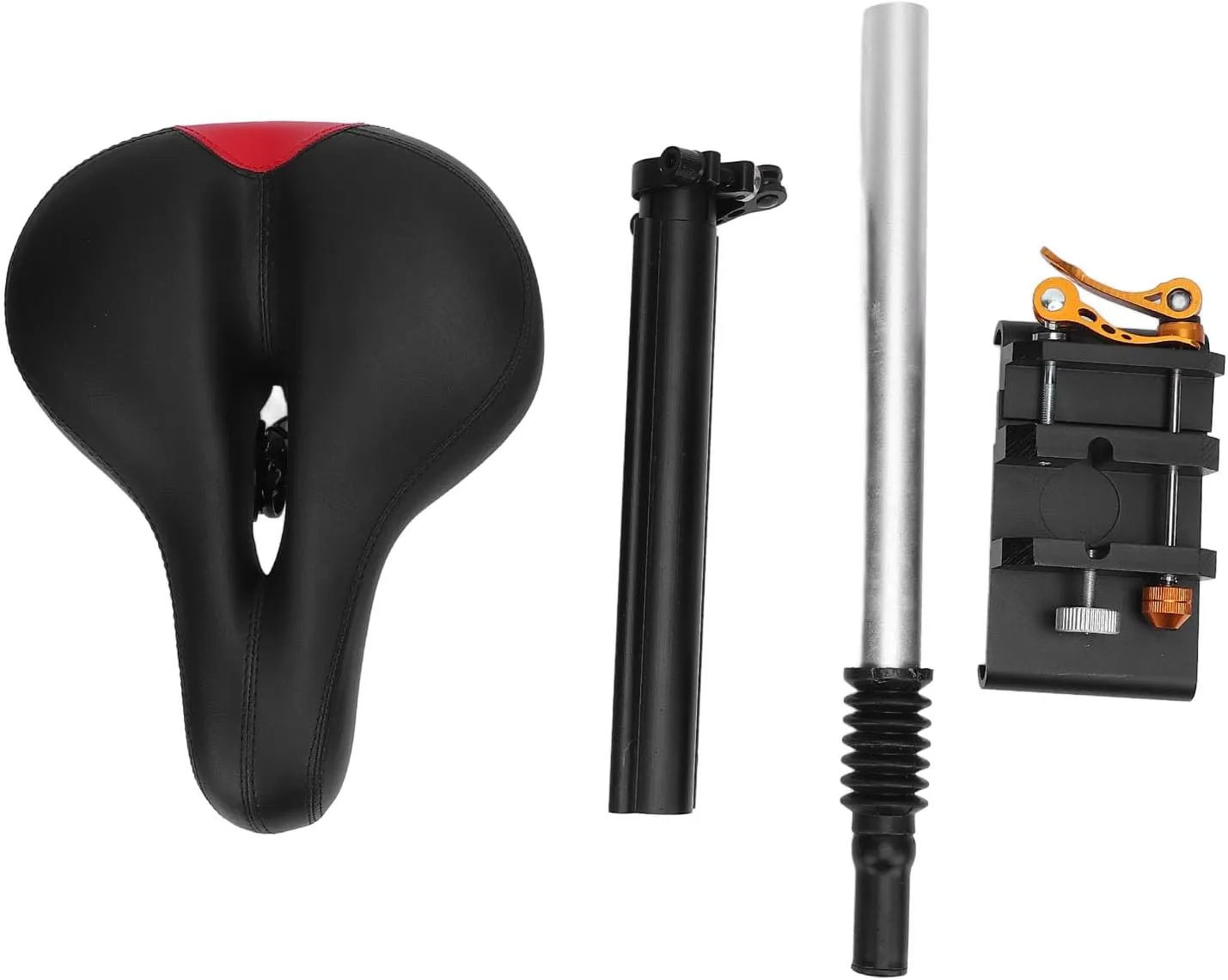 Electric Scooter Seat Saddle Aluminum Foam, Foldable, Shock Absorbing Replacement for M365 1S Lite