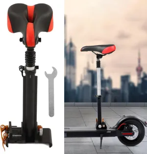 Electric Scooter Seat Saddle,Foldable Adjustable Electric Scooter Seat Replacement,Sponge Pad no Punching Electric Scooter Saddle, for Xiaomi M365