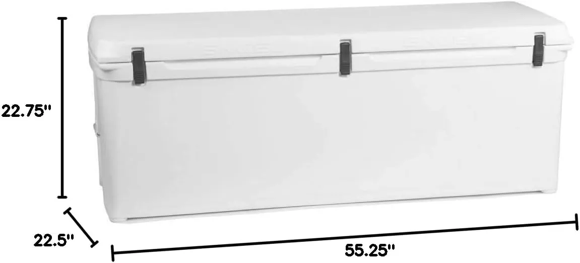 Engel Coolers ENG320 Cooler | 375 Can High Performance Durable Seamless Rotationally Molded Ice Box for Camping, Hunting, and Fishing