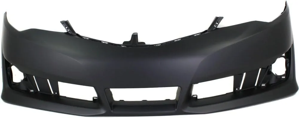 Evan Fischer Bumper Cover Compatible with Toyota Camry 2012-2014, Front Primed Bumper Cover, SE/SE Sport Models
