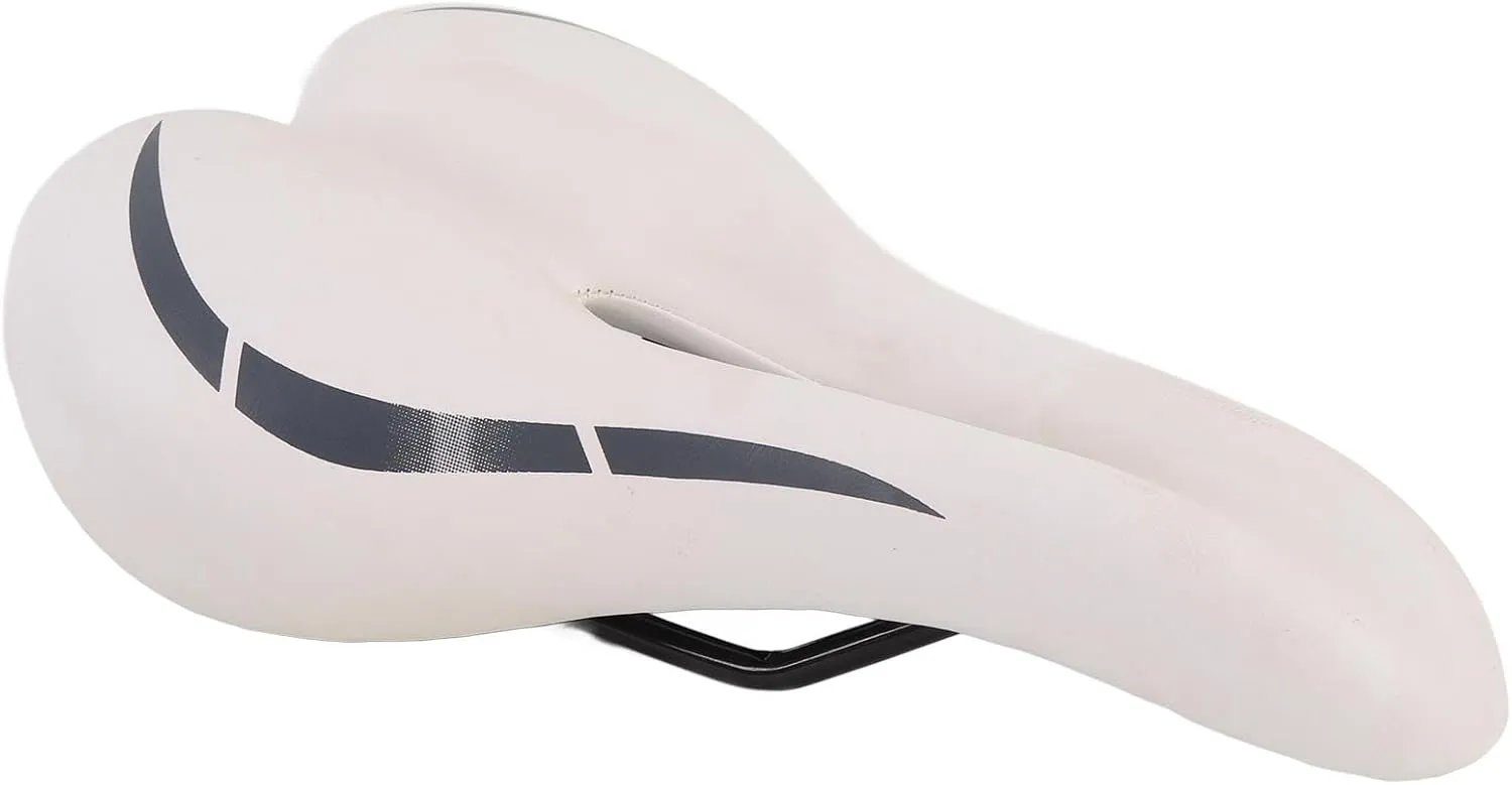 EVTSCAN Electric Scooter Seat Saddle Adjustable Foldable Shock Absorbing Foam Padding Comfortable Seat M365 1S Lite (White)