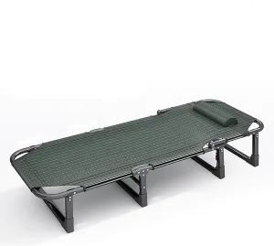 EYPKPL cots for Sleeping Foldable Camping Cot 4 Adjustment Levels Camping Cots for Adults Extra Wide Cots for Camping Load 551lb Portable Camping Cot Stretching Freely