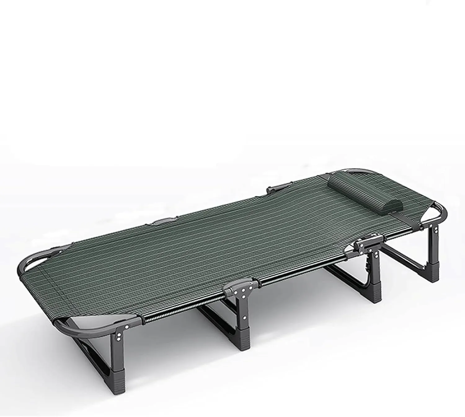 EYPKPL cots for Sleeping Foldable Camping Cot 4 Adjustment Levels Camping Cots for Adults Extra Wide Cots for Camping Load 551lb Portable Camping Cot Stretching Freely