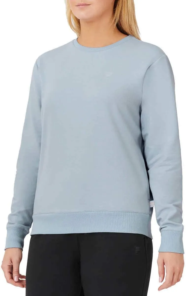 Fila Womens Midweight French Terry Crewneck Long Sleeve Sweatshirt