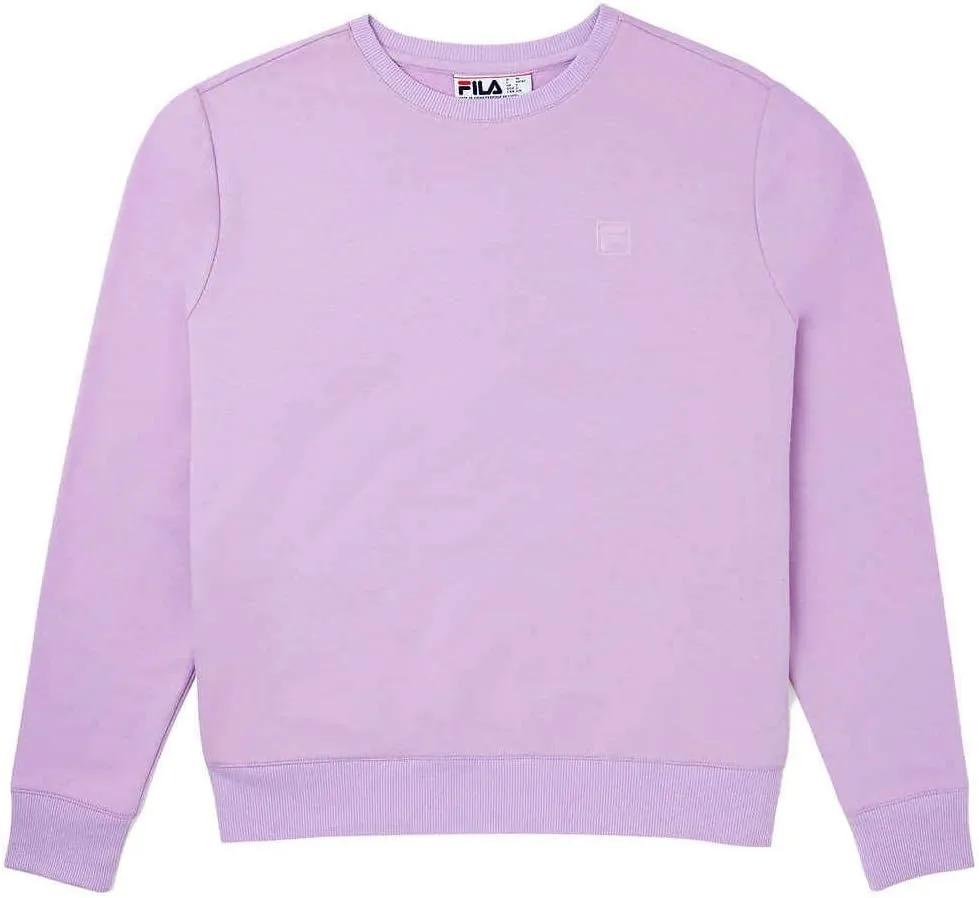 Fila Womens Midweight French Terry Crewneck Long Sleeve Sweatshirt