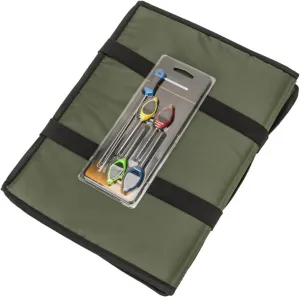 Fishing Unhooking Mat Foldable Padded Landing Pad with Baiting Needle Fish Gear Weigh Slings Mat Fishing Accessories