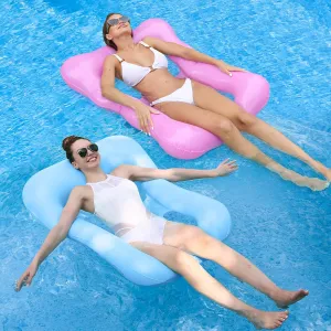 Floating Water Floating Field Style Style Pure Color Children and Adults Rest Sunlight Bath Pneumatic seat Lounge Chair Water Party Toys