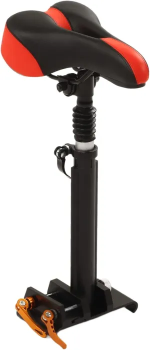 Foldable and Adjustable Electric Scooter Seat Saddle, Foam Padded with Punch Installation, Aluminum Alloy, Compatible with M365 Scooter Attachment Pedal