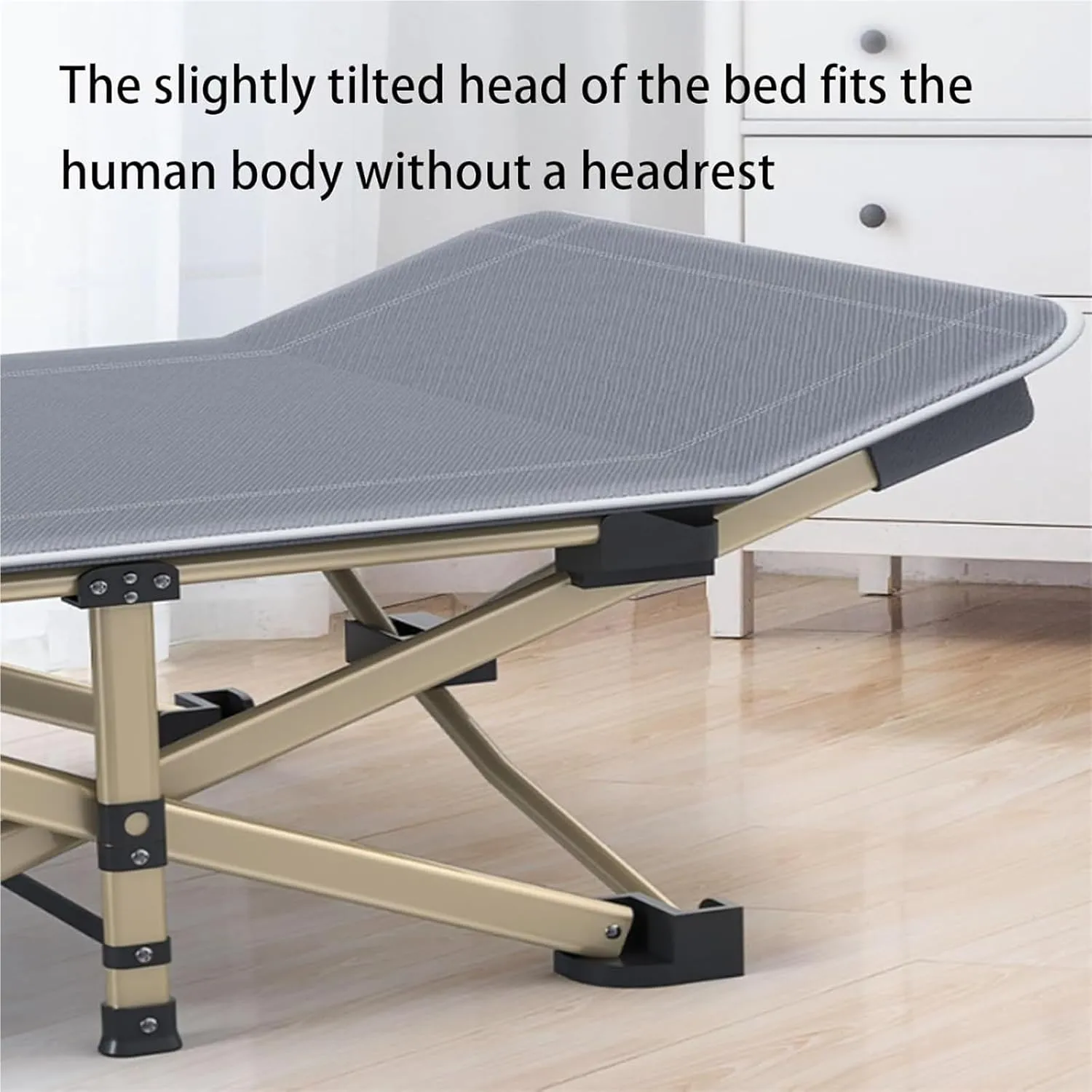 Folding Camping Cot,Camping Cot for Adults, Extra Wide Folding Bed 1300D Oxford Sleeping Bed for Adults Comfortable Supports 330 Lbs Indoor Office Nap and Beach(190 * 71 * 36cm)