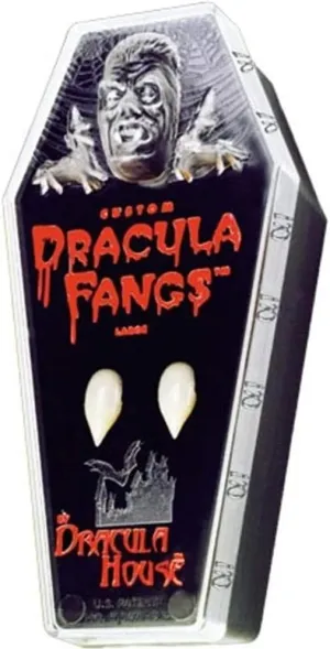 Foothills Creations Thermoplastic Custom Dracula Fangs, Multicolor, Large