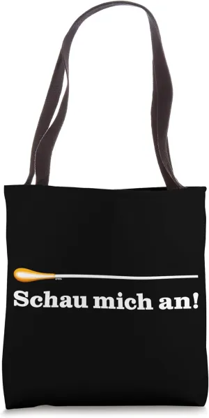 Funny Music Conductor Meme For German Musical Director Tote Bag