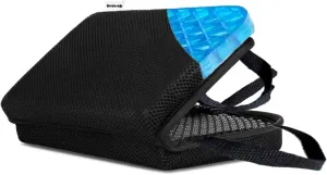 Gel Seat Cushion Foldable Stadium Seat Cushion Comfort Portable for Long Sitting Travel, Stadium, Airplane Seat, Commute, Camping