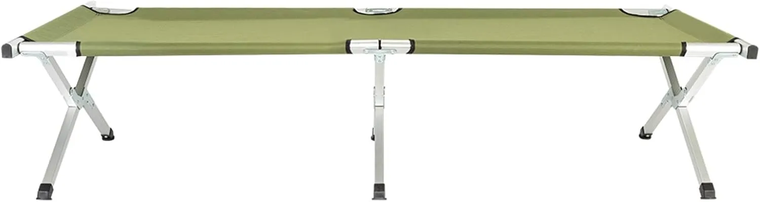 gt2-kj Portable Folding Camping Cot with Carrying Bag Army Green