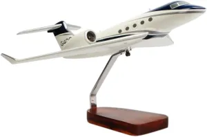 Gulfstream G400 Large Mahogany Sculpture