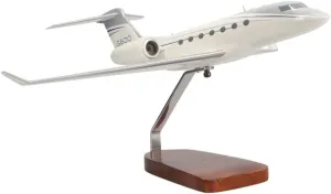 Gulfstream G600 Large Mahogany Sculpture
