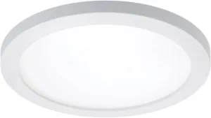 HALO SMD6R69SWH Surface Mount LED Recessed Light Round Selectable 2700K, 3000K, 3500K, 4000K, 5000K CCT 600 Lumens 6 Inch White