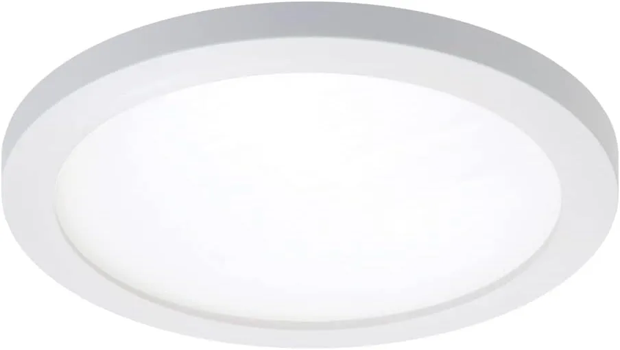 HALO SMD6R69SWH Surface Mount LED Recessed Light Round Selectable 2700K, 3000K, 3500K, 4000K, 5000K CCT 600 Lumens 6 Inch White