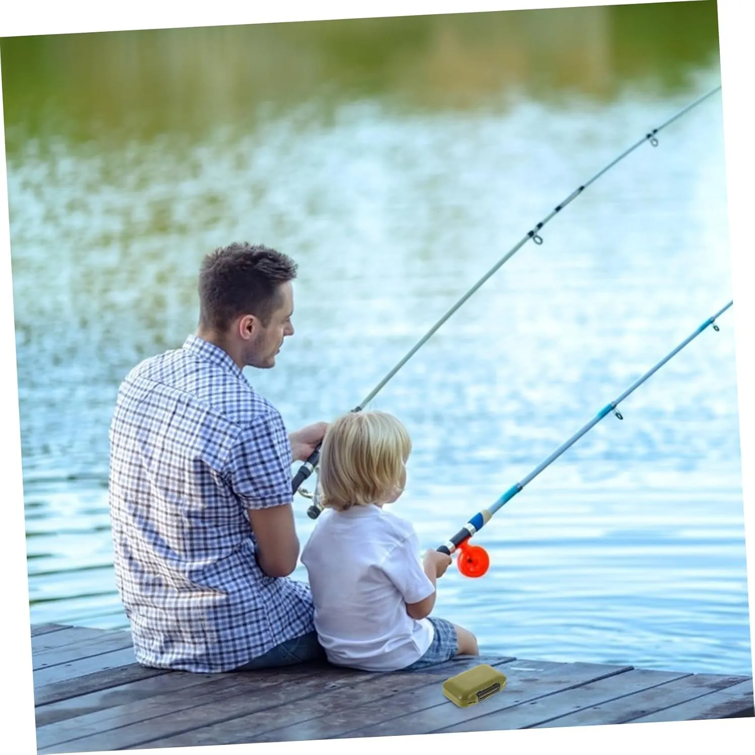 Happyyami 2 Pcs Box Fishing Box Large Hook Box Plastic