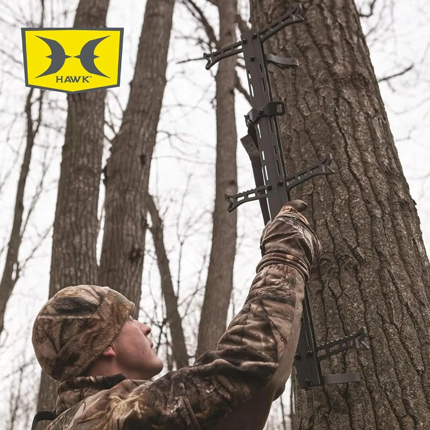Helium 30" Lightweight Aluminum Treestand Climbing Sticks with Fold Up Steps and Boot Grabbing Grooves (1-Pack/3-Pack)