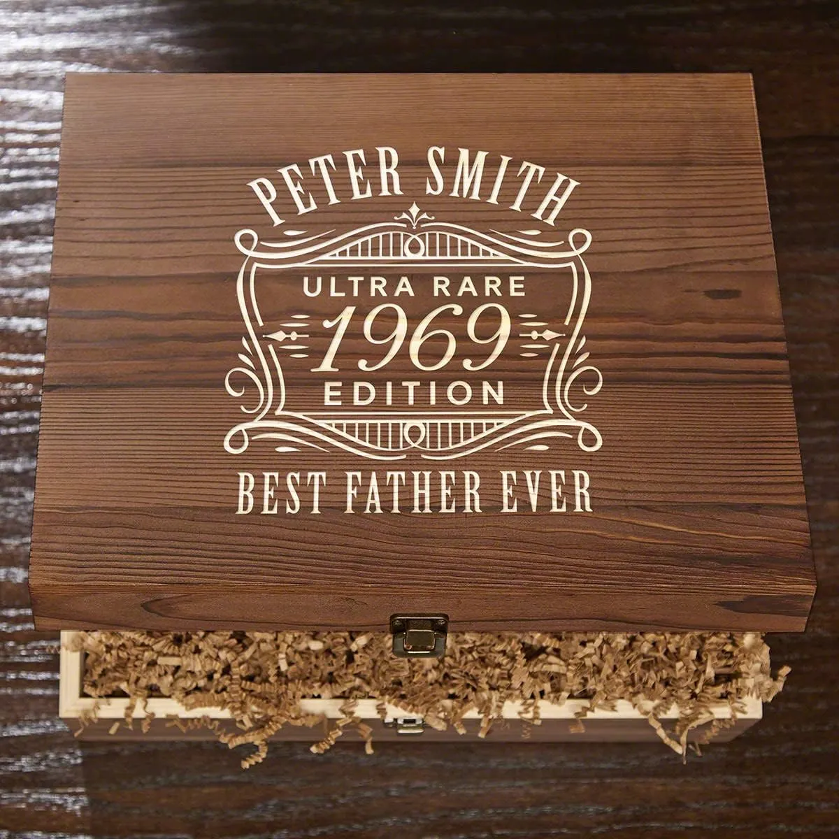 HomeWetBar Large Custom Wood Box Personalized Product