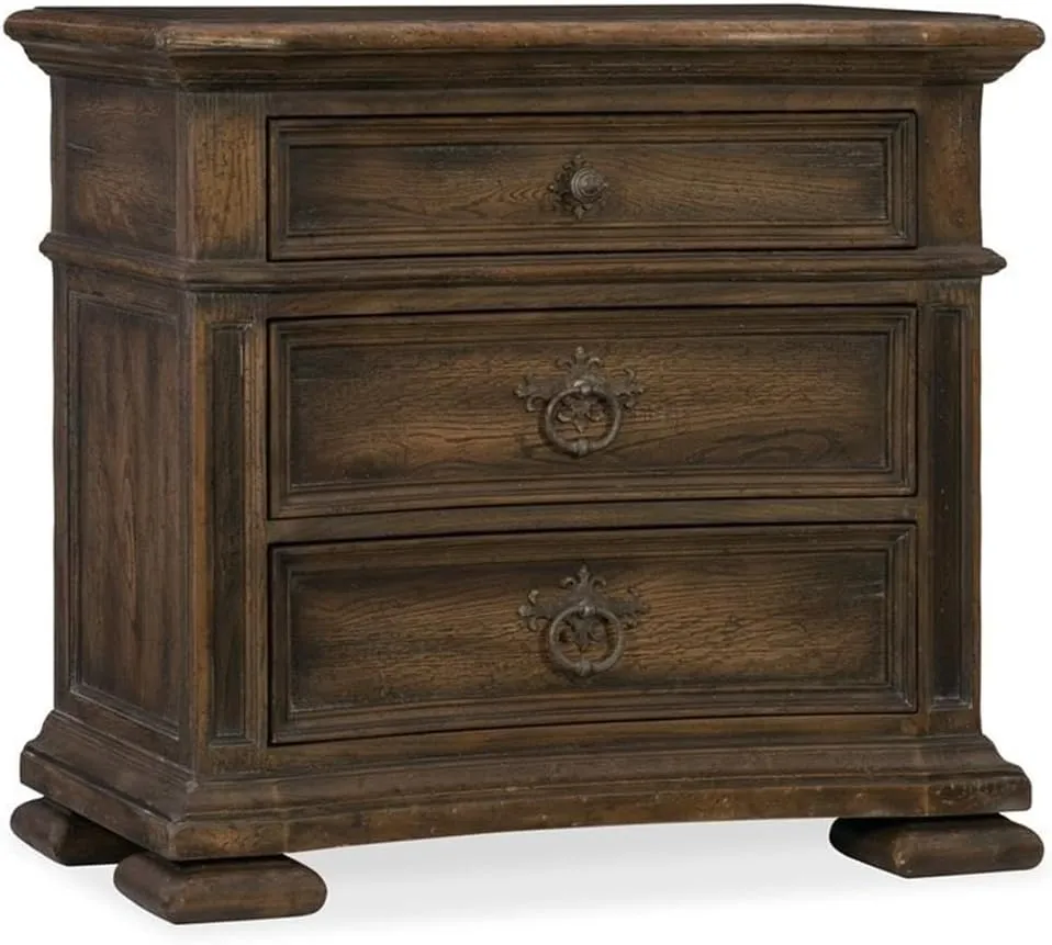 Hooker Furniture Hill Country Elmendorf Three-Drawer Nightstand