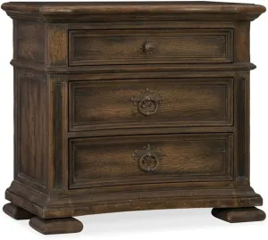 Hooker Furniture Hill Country Elmendorf Three-Drawer Nightstand