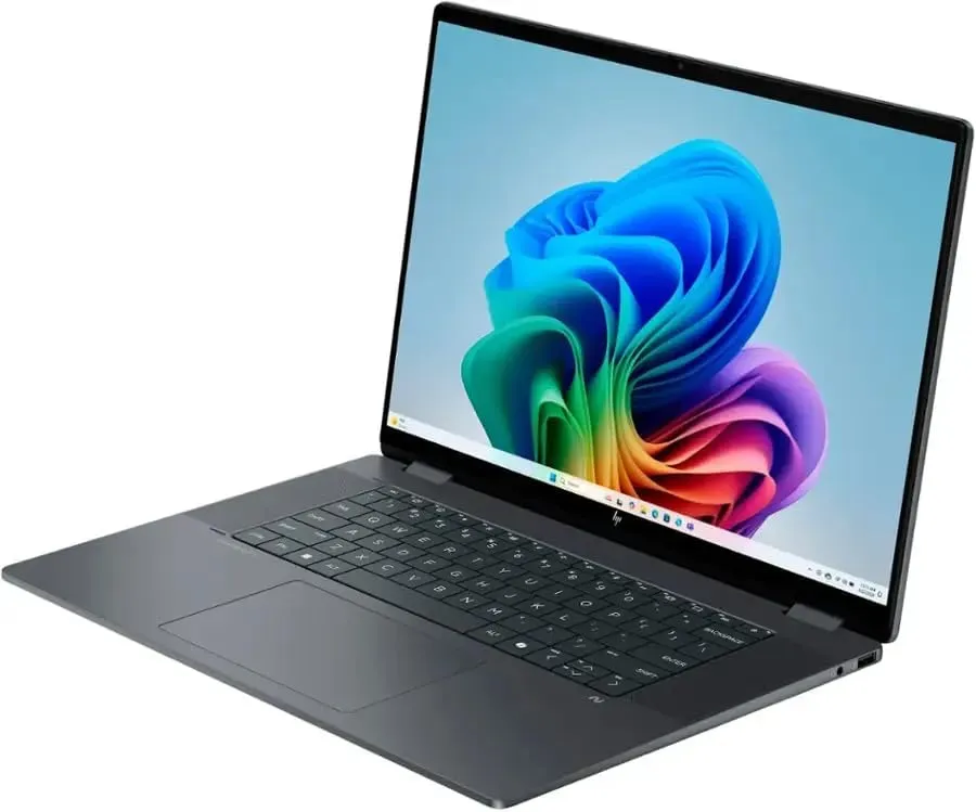 HP 2025 Laptop | OmniBook X Flip 2-in-1 | 16" 2880x1800 Touch OLED | Intel-8 Core Ultra 7 256V | 16GB LPDDR5 | 1TB SSD | Windows 11 Pro | Wi-Fi 7 - BT 5.4 - Backlit KB - 5MP Camera - Eclipse Gray