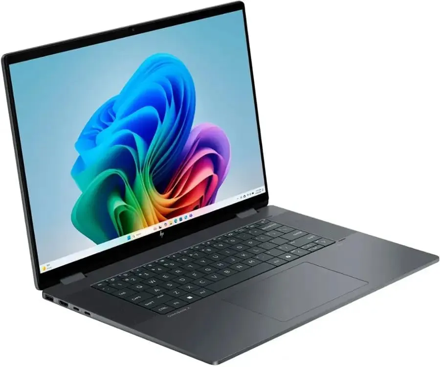 HP 2025 Laptop | OmniBook X Flip 2-in-1 | 16" 2880x1800 Touch OLED | Intel-8 Core Ultra 7 256V | 16GB LPDDR5 | 1TB SSD | Windows 11 Pro | Wi-Fi 7 - BT 5.4 - Backlit KB - 5MP Camera - Eclipse Gray