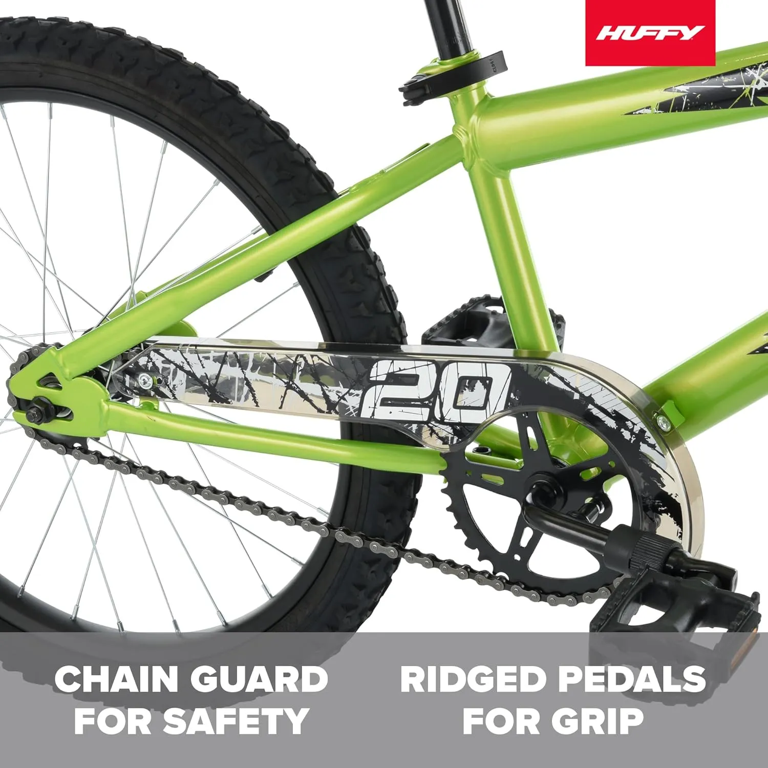 Huffy Upshot 12/16/20 Inch Boys' Bike for Kids, Ages 3  Years Old, Multiple Color Options, Removable Training Wheels (12" and 16" Only), BMX Design, Designed for Growth, Durable, Easy Assembly