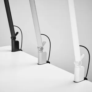 Humanscale Nova XL Desk Lamp with Wireless Charging Base (Jet Black)