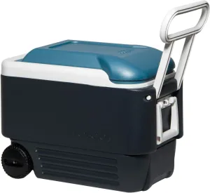 Igloo Quart MaxCold Cooler, Blue/Navy, 40 Qt