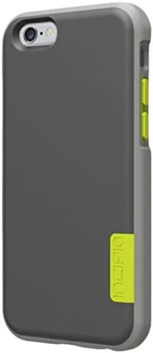 Incipio iPhone 6 Phenom Case - Retail Packaging - Dark Gray/Light Gray/Electric Lime