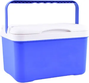 Insulated Cooler Box Ice Retention Cooler Portable Airtight Beverage Storage Organizer for Party Outdoor Activities Barbecue