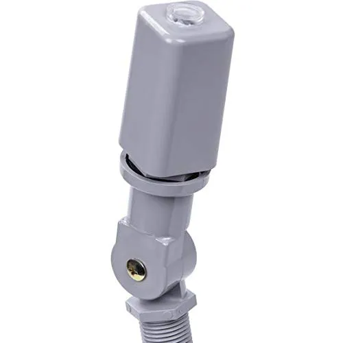 Intermatic EK4736S Nightfox™ Top Lens Stem and Swivel Mount Electronic Photocontrol - Reliable Light Sensing for Outdoor & Commercial HID and LED Fixtures - Non-Drift Sensor with 10,000  Switch Cycles
