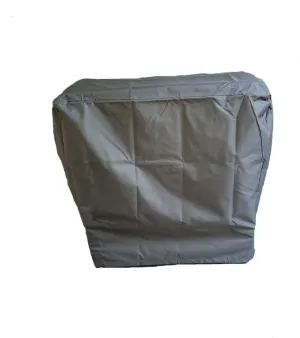 J&C 35x20x34in Cooler Cart Cover-Black Waterproof UV Resistant Patio Rolling Cooler for Most of 80 QT Patio Ice Chest Party
