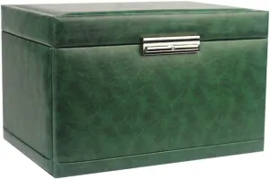 Jelery Holder Organizer Large Capacity Jewelry Box Nordic Women's Watch Necklace Storage Box Multi-layer Drawers Jewelry Box (Color : Green, Size : 34.5 * 24 * 22cm)