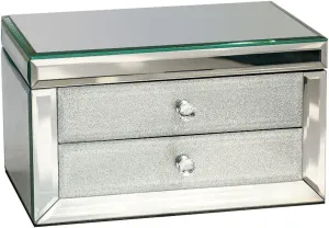Jewellery Storage Jewelry Box 2 Layer Jewelry Organizer With Drawers, Elegant Large Jewelry Boxes For Women Girls Gift, Jewlery Storage Case Jewellery Display Box