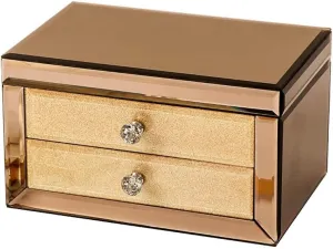 Jewellery Storage Jewelry Box 2 Layer Jewelry Organizer With Drawers, Elegant Large Jewelry Boxes For Women Girls Gift, Jewlery Storage Case Jewellery Display Box