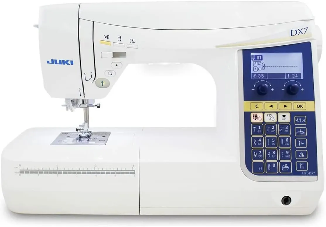 Juki HZL-DX7 Sewing Machine with 287 Stitch Patterns and 4 Fonts