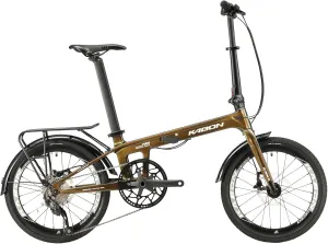 KABON Folding Bike for Adults, Carbon Fiber Mini Compact Folding Bike for Women Commuters City Foldable Bicycle 20inch Wheel